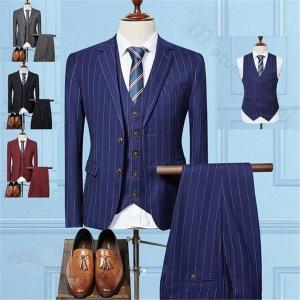 3ピーススーツ メンズ 大きいサイズ ビジネス 三点セット