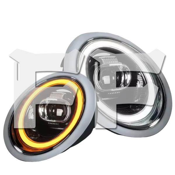 BMW ミニ クーパー LED ヘッドライト アセンブリ R50 R52 R53 01-07 日本仕...