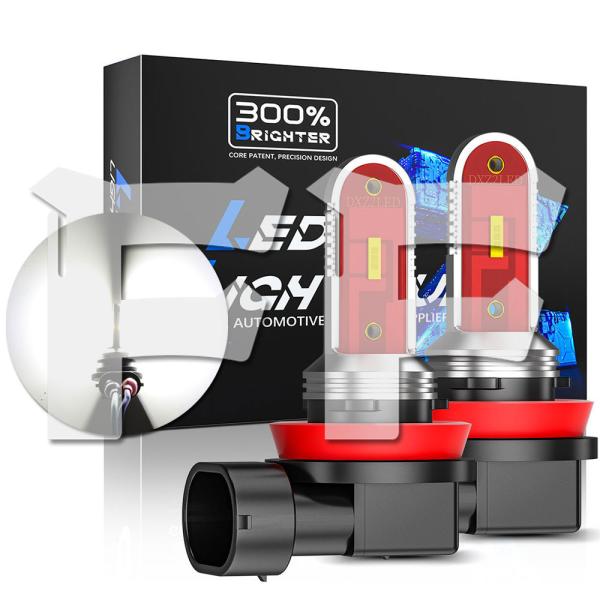 30W H8/H9/H11/H16兼用 新車検対応 CSPチップ 6500K ホワイト 3600LM...