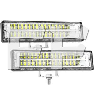 LED ワークライト 作業灯 12V 24V 6500K 10個セット　薄型 e-auto fun LEDワークライト 作業灯 ミニタイプ 12W 広角タイプ