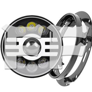 送料無料● ハーレー CREE LED 7インチ 60W ヘッドライト ブラケット Hi.Low.D...