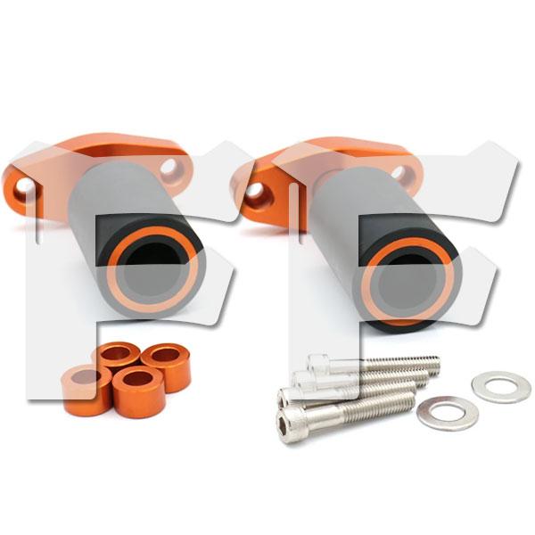 KTM DUKE 125 200 250 390 フレームスライダー クラッシュプロテクター オート...