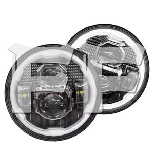 USヘッドライト ビジョンXブラッククローム7 