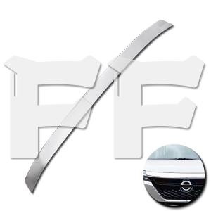 日産 ルークス ROOX 40系 2020年3月〜 フロント バンパーグリルカバー ガーニッシュ メッキ ステンレス製 鏡面｜ff-carshop