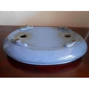 0441 (中古) 盆栽鉢【均釉袋式楕円】楕円鉢の詳細画像2