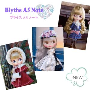 Blythe　ブライス　A5ノート　ノート　メモ帳　イラスト　文房具　横罫線　冊子　ステーショナリー...