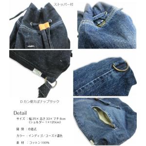 Lololavo デニム地 ドロストショルダー...の詳細画像3