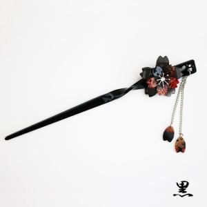 花かんざし 簪 かんざし八重桜 2連チャーム ...の詳細画像1