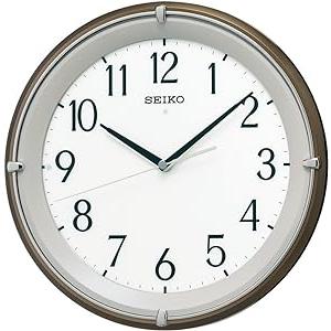 セイコークロック(Seiko Clock) 掛け時計 自動点灯 電波 アナログ 夜でも見える ...