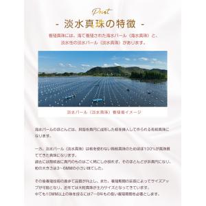 高品質 淡水パール本真珠 ボタン 5個セット ...の詳細画像3