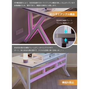 K字型パソコンデスク デスク 机 学習机 勉強...の詳細画像5
