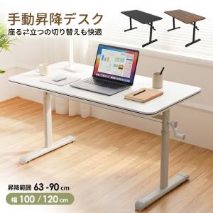 FEZIBO 電動 昇降式デスク スタンディングデスク 幅100cm 奥行60cm 高