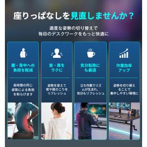 手動昇降デスク 手動 昇降式テーブル 手動 昇...の詳細画像3
