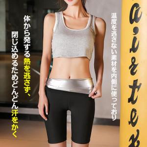 サウナパンツ 3分丈 5分丈 9分丈 女性用 ...の詳細画像4