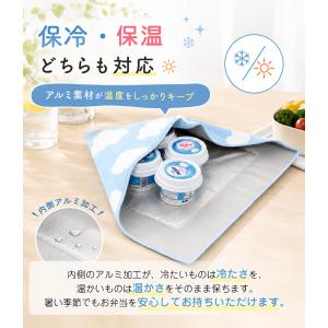 保冷ふろしき 保冷保温 風呂敷 お弁当包み ラ...の詳細画像3