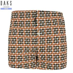 DAKS トランクスパンツ ダックス 20%OFF ギフト プレゼント ラッピング無料 日本製 千鳥格子 ニット KNIT TRUNKS ベージュ 130723 送料無料｜fflower11