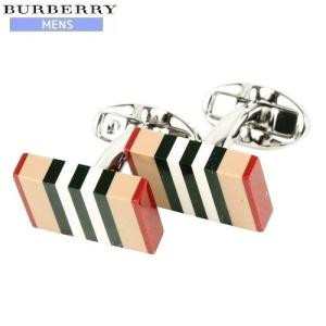 BURBERRY バーバリー VINTAGE-CHECK-STRIPE カフスボタン ベージュ
