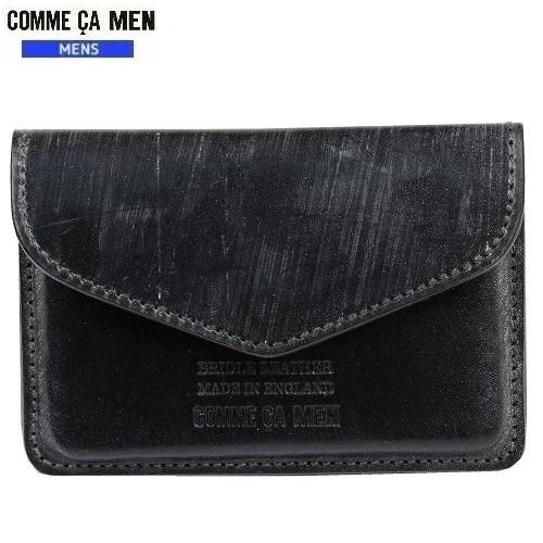 SALE42%OFF COMME CA MEN コムサメン 日本製 本革 ブライドルレザー カードケ...