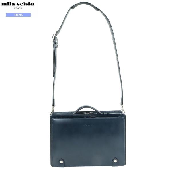 新古品 ミラショーン セカンドバッグ mila schon 50%OFF メンズ ブランド 日本製 ...