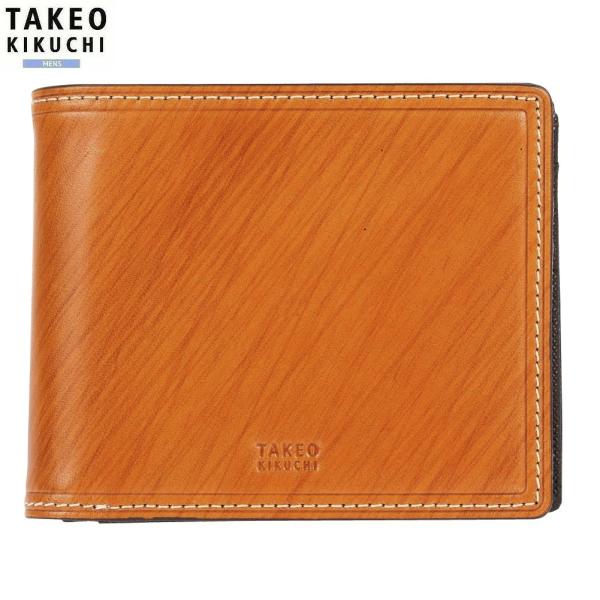訳あり商品 タケオキクチ 二つ折り財布 TAKEO KIKUCHI メンズ ブランド 本革 シーズン...