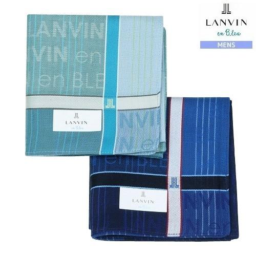 ランバンオンブルー ハンカチ 2枚セット LANVIN en Bleu メンズ ブランド ラッピング...