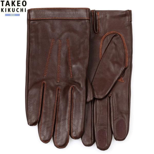 タケオキクチ 手袋 TAKEO KIKUCHI メンズ ブランド ギフト プレゼント 本革 タッチパ...
