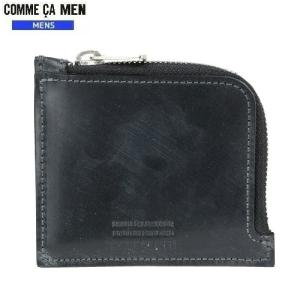 SALE43%OFF COMME CA MEN コムサメン 日本製 本革 ブライドルレザー 小銭入れ コインケース 黒 22/8/3 180822 送料無料｜fflower11