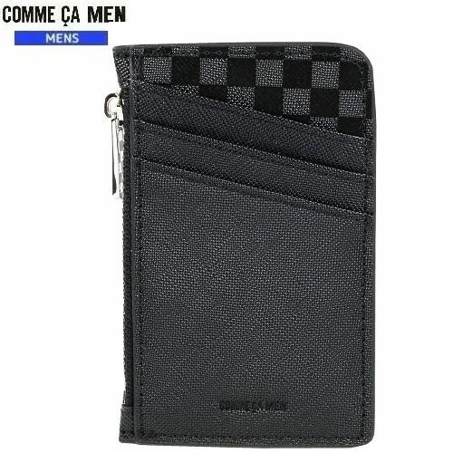 SALE36%OFF COMME CA MEN コムサメン 本革 エンボスレザー コンパクト カード...