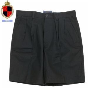 SALE70%OFF The DUFFER of ST.GEORGE ダファー 日本製 馬場圭介氏監修 ツータック コットン ショートパンツ 黒 21/12/2 081221 送料無料｜fflower11