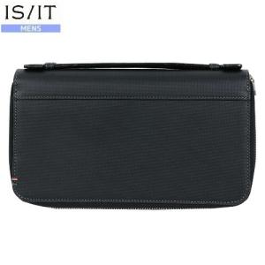 SALE53%OFF IS/IT イズイット 本革 バンドル レザー スマートセルバッグ クラッチバッグ 黒 23/4/5 270423 送料無料｜fflower11