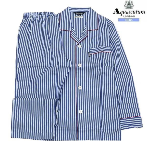 アクアスキュータム パジャマ Aquascutum 32%OFF メンズ ブランド 日本製 ソフトフ...