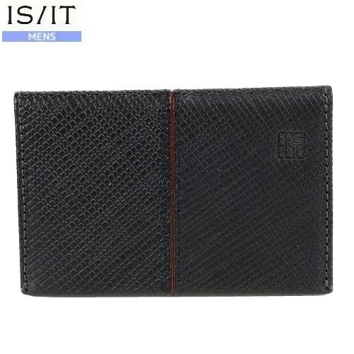 SALE50%OFF IS/IT イズイット 本革 ハッピーピッグ レザー カードケース 黒 22/...