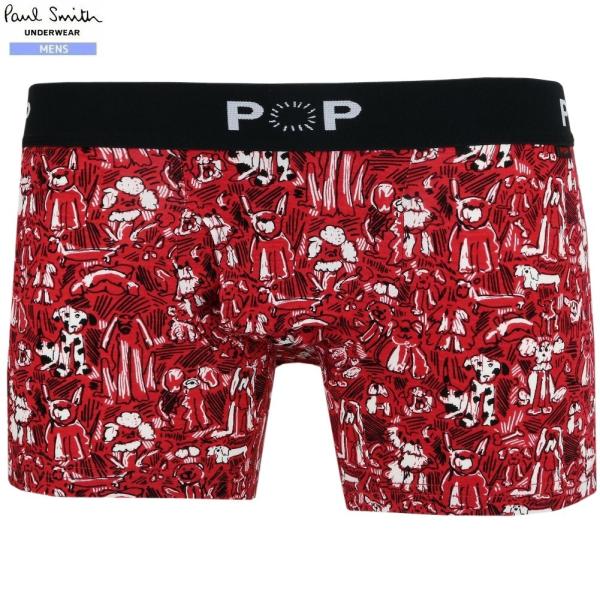 新古品 ポールスミス ボクサーパンツ Paul Smith メンズ ブランド POP "ドッグ イラ...