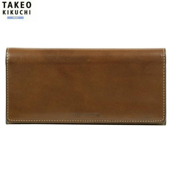 訳あり商品 タケオキクチ 長財布 TAKEO KIKUCHI メンズ ブランド 本革 バイカラー レ...