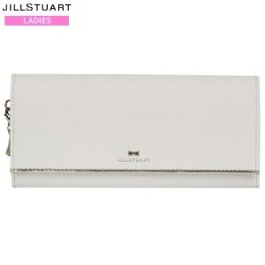 訳あり特価 ジルスチュアート 長財布 JILLSTUART 50%OFF レディース ブランド 本革 チャーム付き プリズム レザー かぶせ 白 080224 送料無料｜fflower11