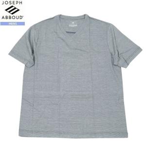 SALE56%OFF JOSEPH ABBOUD ジョセフアブード 防臭機能 半袖 Vネック パック Tシャツ グレー 22/11/1 041122