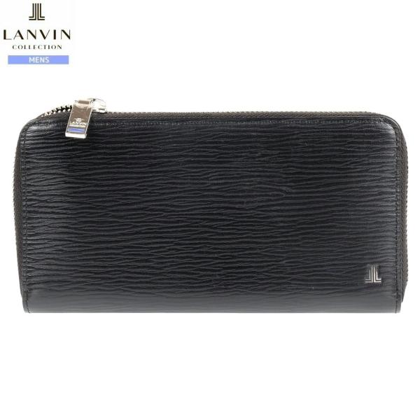 訳あり商品 ランバン 長財布 LANVIN COLLECTION メンズ ブランド 本革 レイン レ...