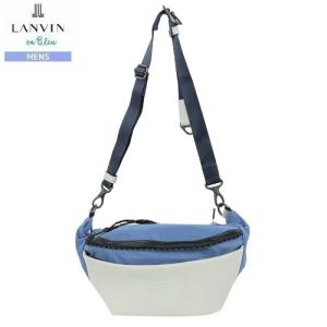 LANVIN en Bleu ランバンオンブルー 日本製 リフレクト ウェストバッグ ボディバッグ 青 22/6/1 020622の商品画像