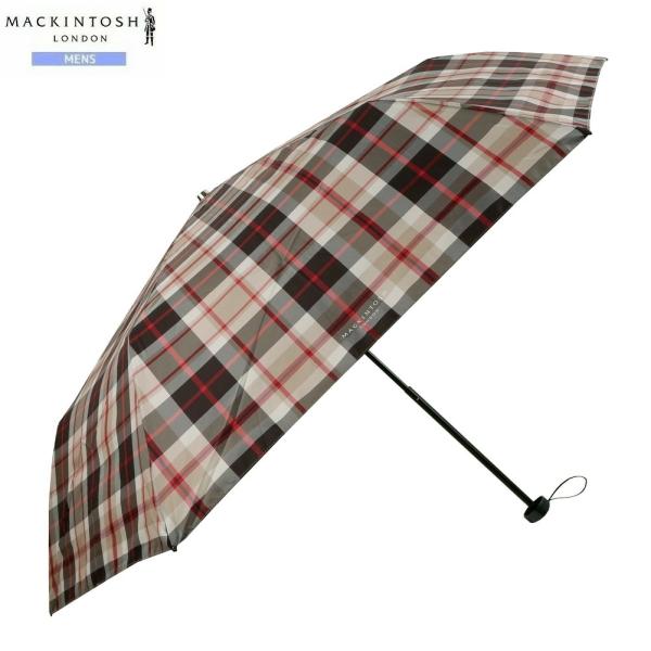 マッキントッシュ 折りたたみ傘 MACKINTOSH LONDON メンズ ブランド 耐風 先染めチ...