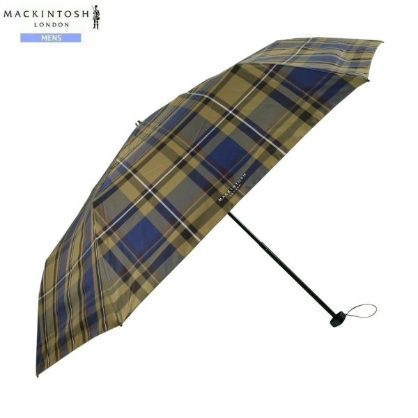 マッキントッシュ 折りたたみ傘 MACKINTOSH LONDON メンズ ブランド 耐風 先染めチ...