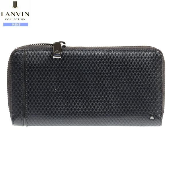 訳あり商品 ランバン 長財布 LANVIN COLLECTION メンズ ブランド 本革 レザーコン...