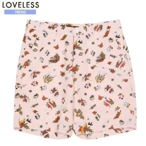 SALE73%OFF LOVELESS ラブレス Tattoo プリント ショートパンツ ピンク 22/6/5 300622 送料無料｜fflower11