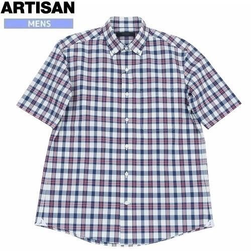 SALE73%OFF ARTISAN アルチザン コムサ  日本製 クールシアーサッカー チェックシ...