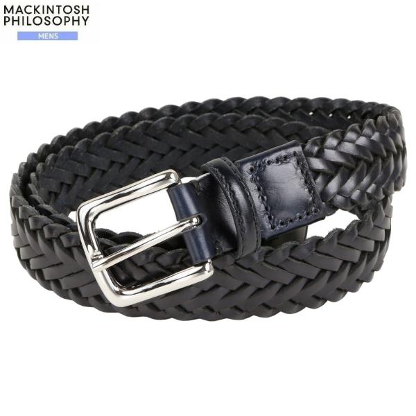マッキントッシュ レザーベルト MACKINTOSH PHILOSOPHY 37%OFF メンズ ブ...