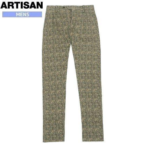 SALE84%OFF ARTISAN アルチザン コムサ  日本製 リーフデザインスキニージャージー...