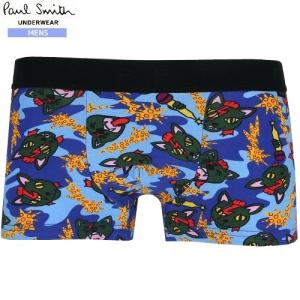 ポールスミス ボクサーパンツ Paul Smith ラッピング無料 POP Flash Cat プリント ローライズ LOWRISE BOXER 青 270723の商品画像