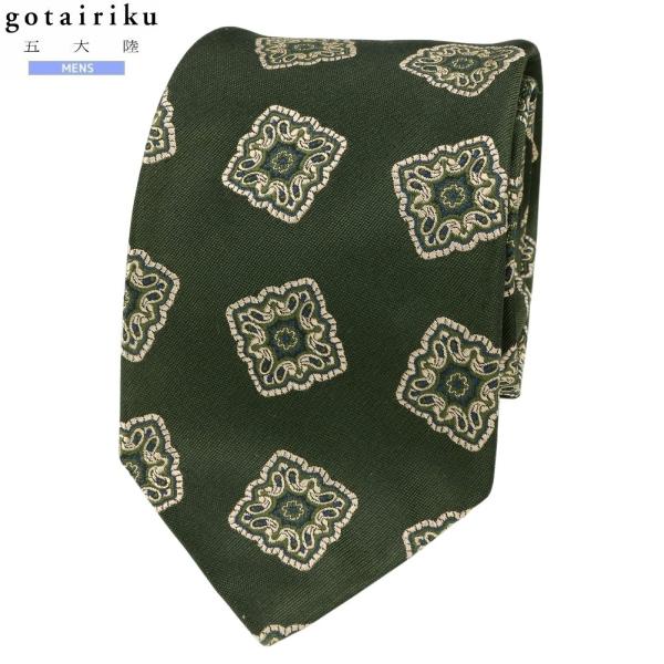 五大陸 ネクタイ gotairiku 50%OFF メンズ ブランド 日本製 ハンドメイド 西陣織り...