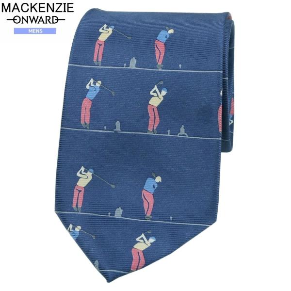 訳あり特価 マッケンジー ネクタイ MACKENZIE オンワード ONWARD メンズ ゴルフ プ...