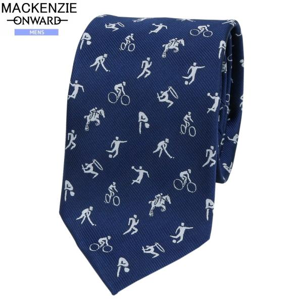 マッケンジー ネクタイ MACKENZIE オンワード ONWARD メンズ ラッピング無料 Blu...