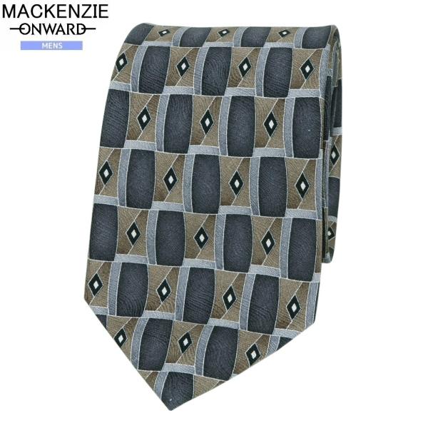 マッケンジー ネクタイ MACKENZIE オンワード ONWARD メンズ ラッピング無料 幾何学...